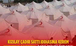 Kızılay Çadır sattı iddiasına Kerem Kınık'tan savunma: 2050 çadırı Ahbap'a maliyet fiyatına teslim ettik