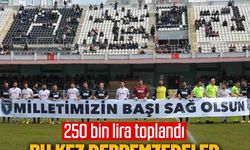 Bu kez depremzedeler için sahaya çıktılar! Eşin Group Nazilli Belediyespor - Efeler 09 SFK maçında 250 bin lira toplandı