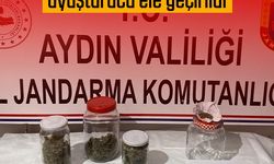 Efeler'de cam kavanoz içinde uyuşturucu ele geçirildi