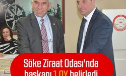 Söke Ziraat Odası'nda başkanı 1 oy belirledi
