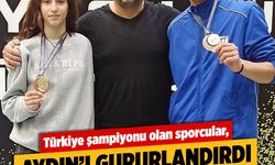 Türkiye şampiyonu olan sporcular, Aydın’ı gururlandırdı