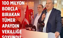 Bozdoğan Belediyesi’ni 100 milyon borçla bırakan Tümer Apaydın CHP’den aday adayı oldu