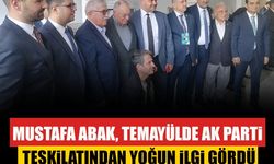 Mustafa Abak, temayülde AK Parti teşkilatından yoğun ilgi gördü