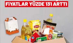 Ramazan kolisine zam geldi! Fiyatlar yüzde 131 arttı