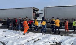 Bolu kesiminde zincirleme kaza meydana geldi