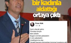 Eşi ifşa etti! İyi Parti İncirliova İlçe Başkanı Ahmet Alak'ın eşini partiden bir kadınla aldattığı ortaya çıktı