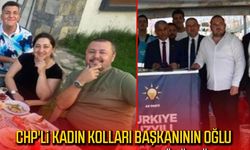 Aydın’da CHP'li yönetim kurulu üyesinin oğlu AK Parti için oy isterken görüntülendi