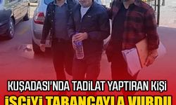 Kuşadası'nda tadilat yaptıran kişi, işçiyi tabancayla vurdu