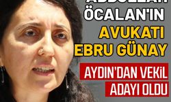 Abdullah Öcalan'ın avukatı Ebru Günay Aydın’dan vekil adayı oldu