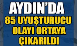 Aydın’da 85 uyuşturucu olayı ortaya çıkarıldı
