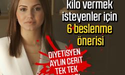 Diyetisyen Aylin Cerit’ten oruç tutarken kilo vermek isteyenlere beslenme önerileri