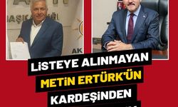Listeye alınmayan Metin Ertürk'ün kardeşinden imalı paylaşım