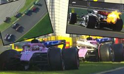 Formula 1'de kaos dolu yarış! Avustralya GP'sinde ortalık karıştı...
