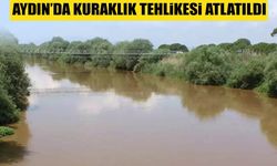 Büyük Menderes Nehri’nde sevindiren manzara, Aydın’da kuraklık tehlikesi atlatıldı
