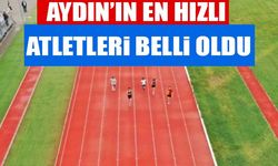 Aydın’ın en hızlı atletleri belli oldu