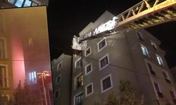 Silivri'de 6 katlı binada çıkan yangına itfaiye müdahale etti