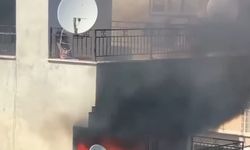 Didim'de bir apartmanda çıkan yangın korkuttu