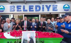 Söke Belediye Başkanı Levent Tuncel gözyaşlarıyla uğurlandı