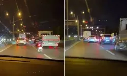 İstanbul'da otoyolda makas atan sürücüye para cezası