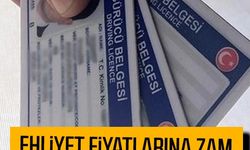 Ehliyet almak isteyenler zam haberi ile karşı karşıya kaldı
