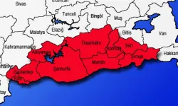 Gaziantep, Diyarbakır, Şanlıurfa, Batman, Adıyaman, Siirt, Mardin ve Kilis için kırmızı alarm verildi. Burada yaşayan herkes korumaya alınmalı. 2 gün sürecek