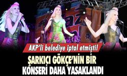 AKP’li Sandıklı Belediye Başkanı iptal etmişti! Şarkıcı Gökçe’nin bir konseri daha yasaklandı
