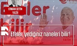 Erman Çetin yazdı: Efeler, yediğiniz naneleri bilir!