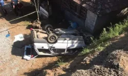 Ordu’da otomobil, evin bahçesine düştü: 3 ölü, 2 yaralı