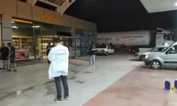 Akaryakıt istasyonunda korku dolu anlar! Silahlı çatışma çıktı