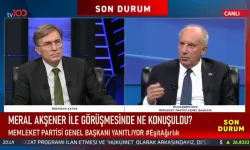 Muharrem İnce'den canlı yayında Akşener ile görüşmesine ilişkin ilk açıklama