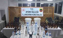 Çine’de sahte alkol baskını: 2 gözaltı
