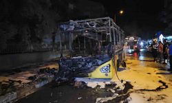 Nazilli'de otobüs küle döndü