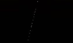Starlink uyduları Çankırı semalarında görüldü