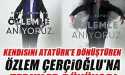 Erman Çetin yazdı: Kendisini Atatürk'e dönüştüren Özlem Çerçioğlu'na tepki büyük!