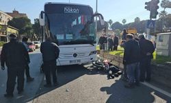 Nazilli’de otobüs motosiklete çarptı: 1 ölü