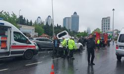 Son dakika.... Beşiktaş'ta Büyükdere Caddesi'nde zincirleme kaza