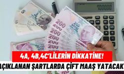 4A, 4B, 4C çalışan ve emekliler dikkat! Açıklanan şartları taşıyana ÇİFT MAAŞ! Hemen başvurun