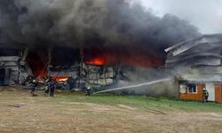Aksaray'da yağ fabrikasında yangın: Ekipler çalışma başlattı