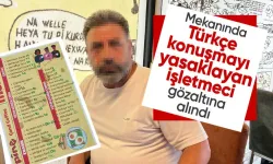 Kürtçe hizmet vereceğini açıklayan kafe sahibine gözaltı!