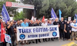 Türk Eğitim Sen Aydın Şubesi’nden “Eğitimde şiddete tepki" yürüyüşü