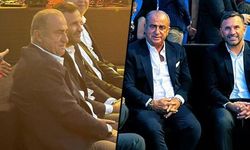 Galatasaray'ın şampiyonluk kutlamasında Okan Buruk ve Fatih Terim buluştu