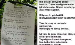 Korhan Berzeg'e veda! Eşi ve kızından mektup bulunduğu yere bırakıldı