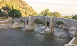 Aydın'da restorasyonu tamamlanan tarihi köprü suya kavuştu