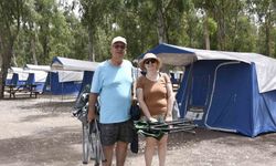 Kuşadası’nda bayram tatilinin gözdesi ‘Ada Camping’ oldu