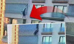 Cam silerken 7. kattan düştü: Feci ölüm kamerada