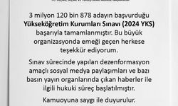 ÖSYM'den YKS Soruları Hakkında Açıklama: Hukuki Süreç Başladı!