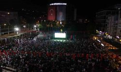 Aydın Büyükşehir, dev ekranlarda milli maç heyecanı yaşattı