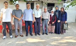 Bozdoğan İlçe Müftüsü Yıldırım, yurda dönen hacılarla görüştü