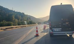 75.Yıl Selattin Tüneli girişi açıldı! Trafik tek şeritten akıyor!