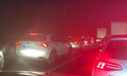 Aydın otobanında trafik!